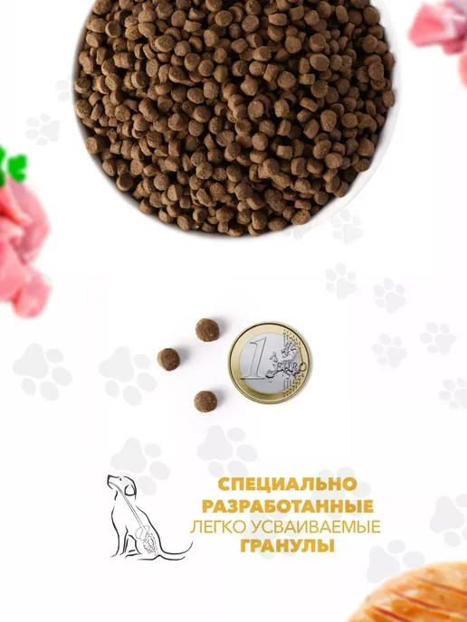 Сухой корм Ambrosia для собак, крупные, 2 кг, фото 4