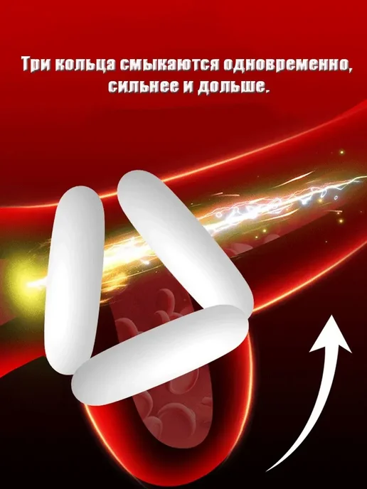 Эрекционные кольца для мужчин 3 комплект идеальное решение, вариант, фото 4