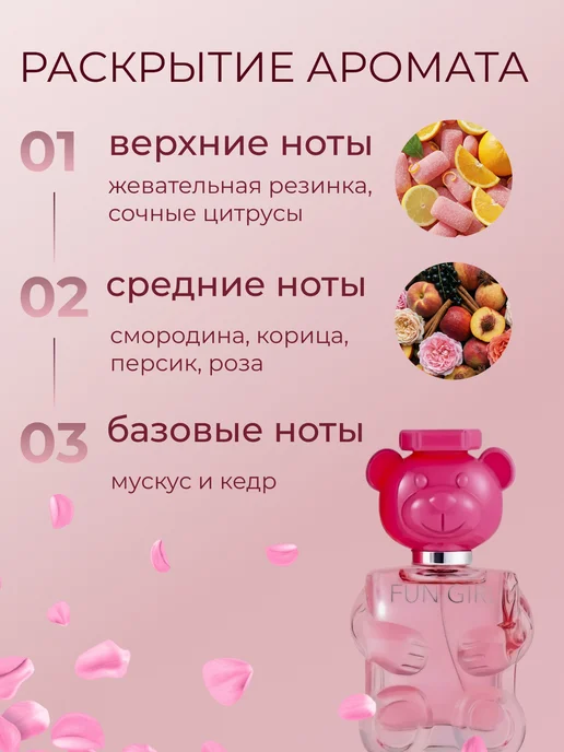 Moschino Bubble Gum Toy 2, мишка москино 50 мл, 50 мл, фото 2