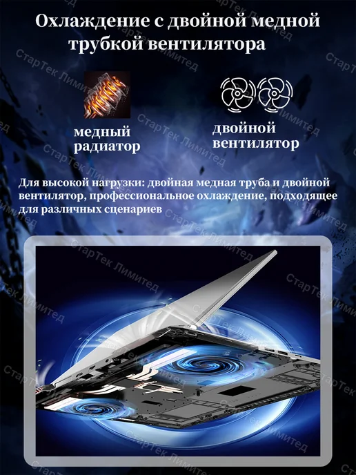 Fynix Ноутбук игровой R3 RAM16GB SSD256GB Ноутбук для работы, 3 ГБ, фото 5
