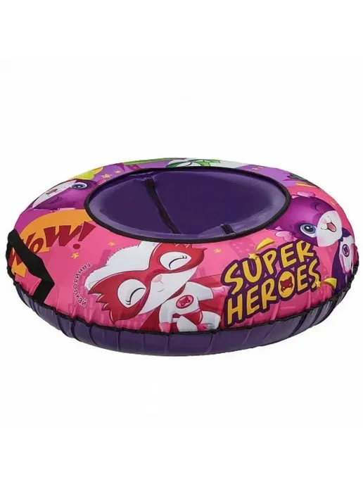 ТЯНИ ТОЛКАЙ (ТЮБИНГИ) Тюбинг 83см Оксфорд SUPERKITTY с камерой, фиолетовый, фото 4