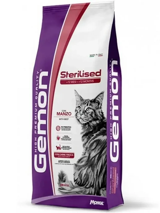 Сухой корм Gemon Sterilized Кошек для собак, стерилизованные, 2 кг, фото 2