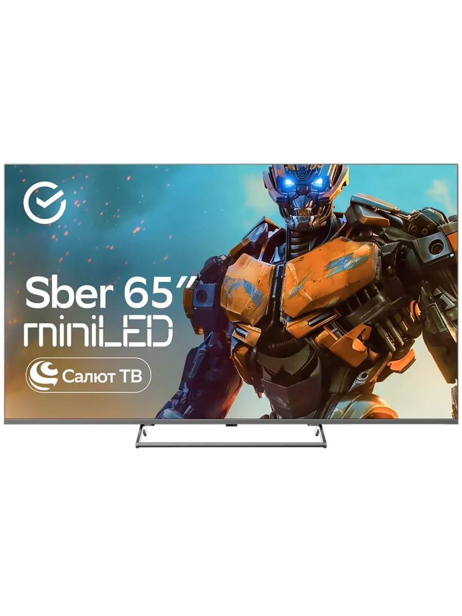SBER Телевизор 65" SDX 65UML7450, черный