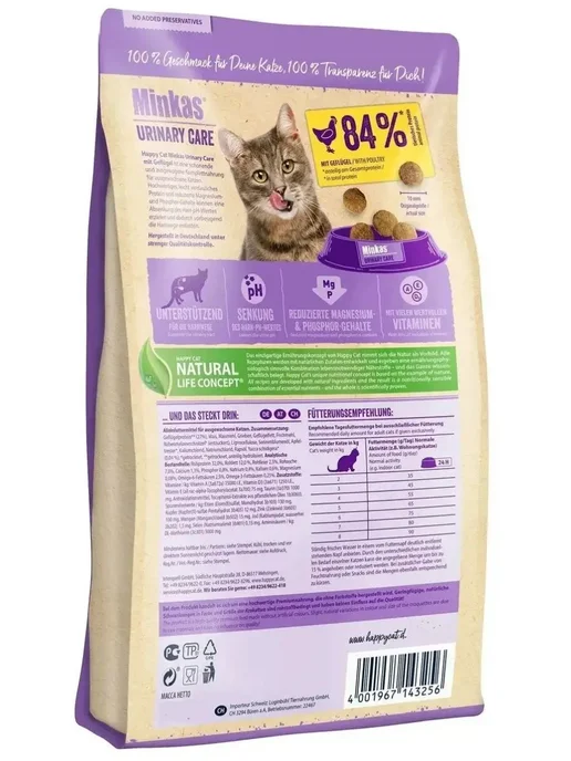 Сухой корм Happy cat Minkas Urinary для собак, 10 кг, фото 3