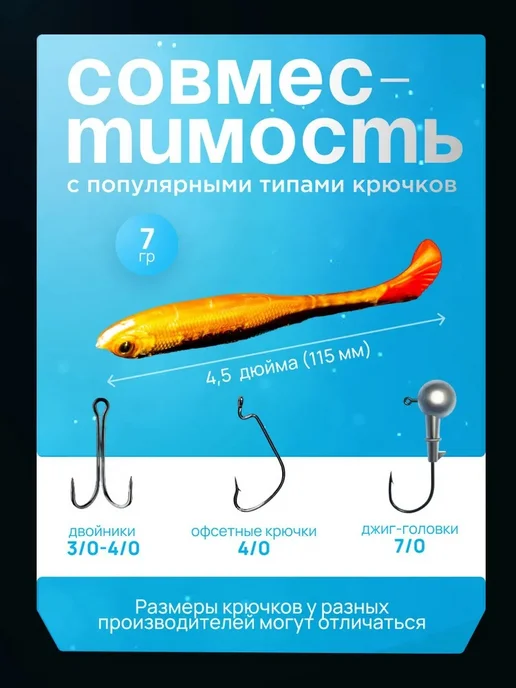 Grows Culture Виброхвост микроджиг приманки тиога 3 шт 14,5 см, 3 шт, фото 4