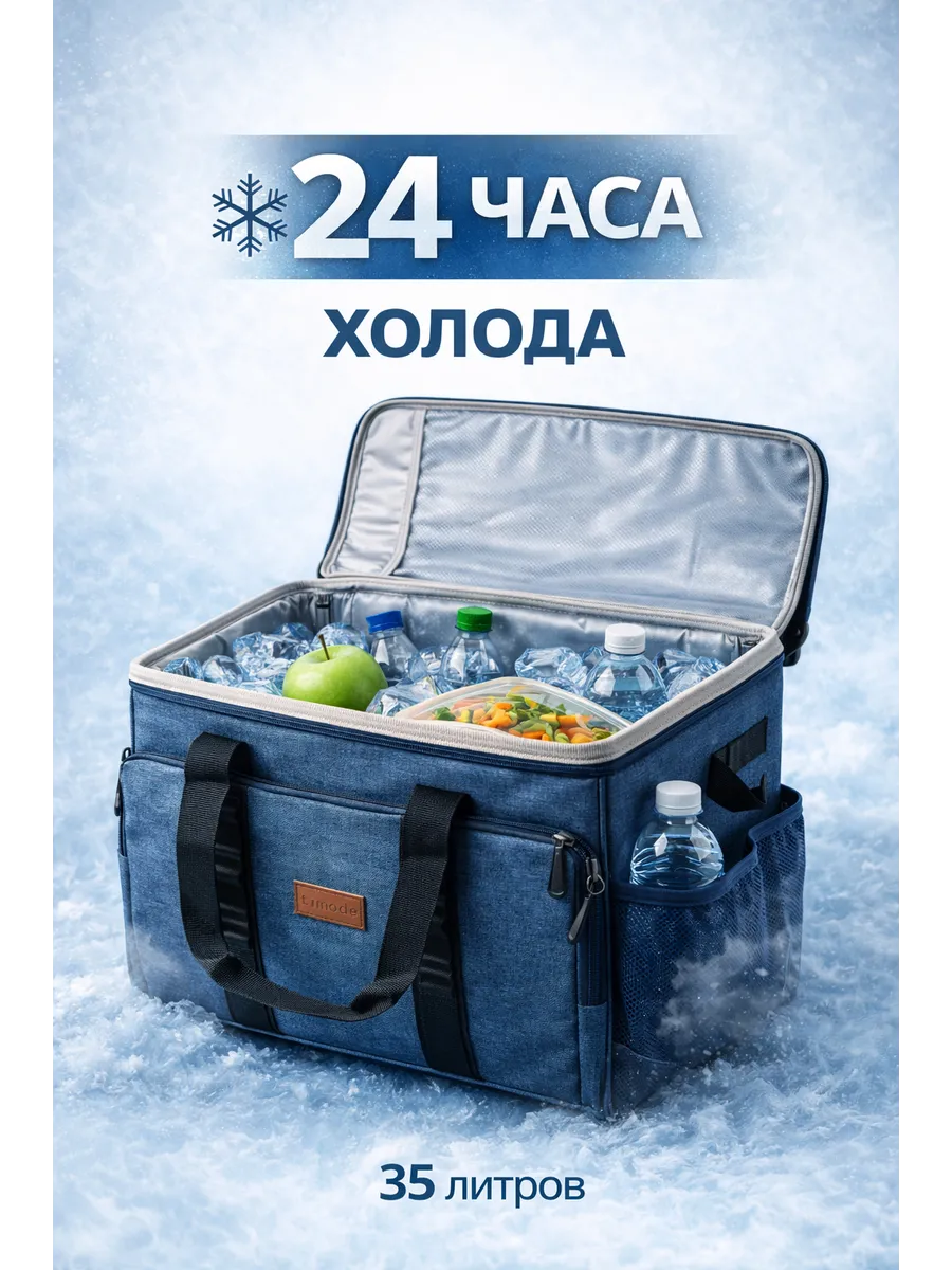 Термосумка сумка холодильник большая 35 л