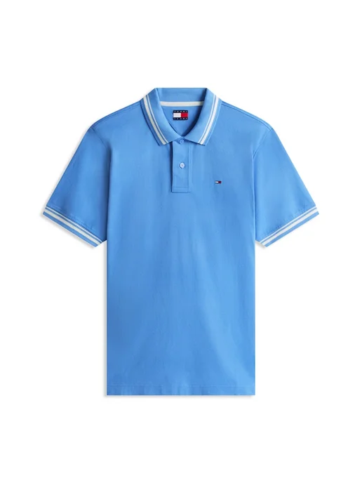 TOMMY JEANS Футболка-поло, голубой, фото 5