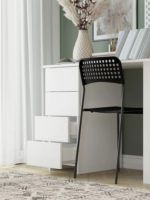 Мебельная фабрика Горизонт "Асти" Стол 3 NEW (Белый), белый, фото 5
