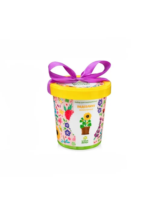 Happy Plants Набор для выращивания Подсолнух миниатюрный, вариант, фото 2