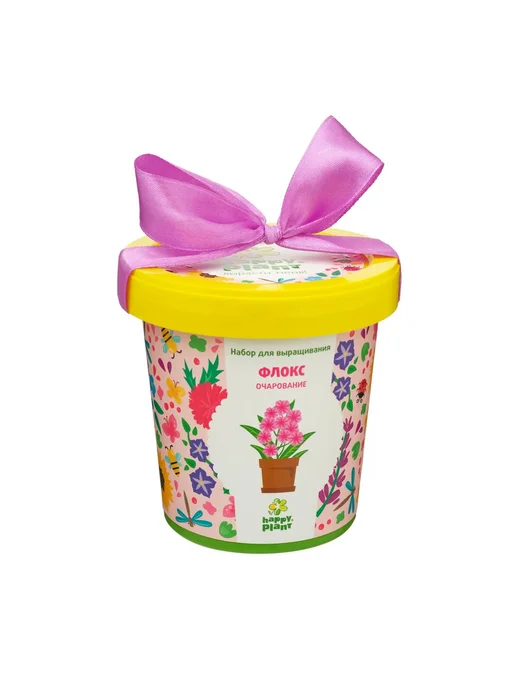 Happy Plants Набор для выращивания Горшок Флокс очарование, вариант