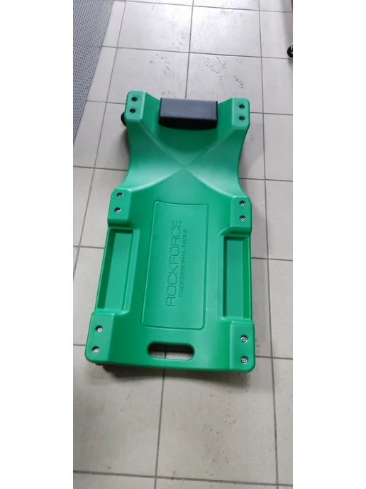 Rockforce Лежак пластиковый подкатной на 6-ти колесах, зеленый, фото 2