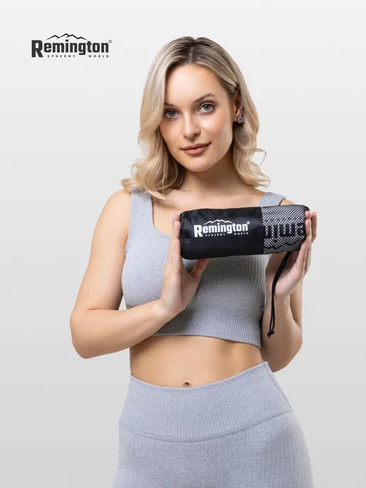 REMINGTON synergy world Полотенце Remington 150*75см, цвет серый, серый, фото 7