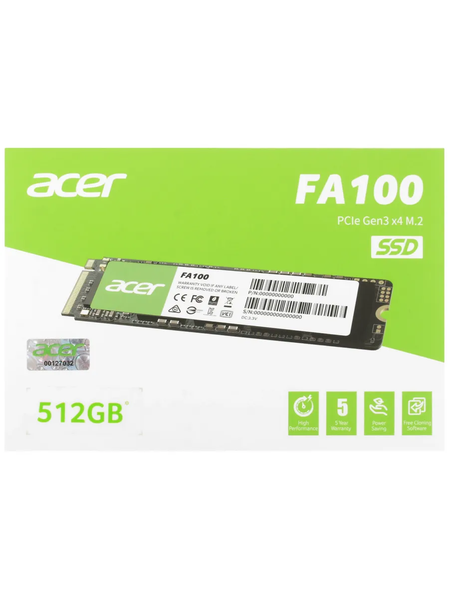 Внутренний SSD-диск FA100 512 ГБ