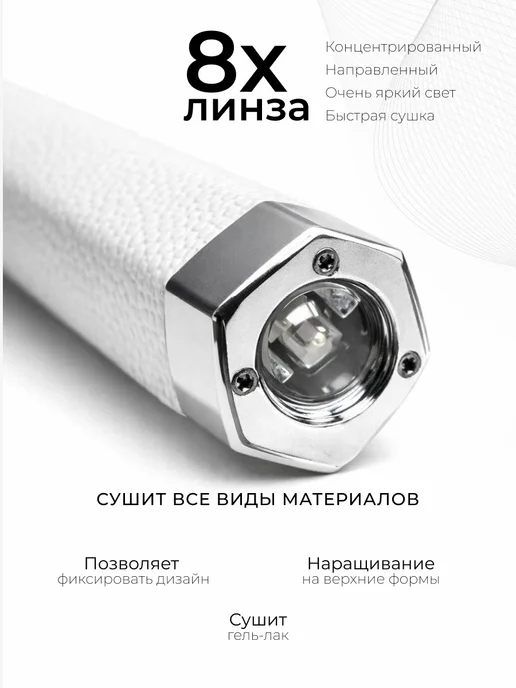 MANITA PROFESSIONAL Лампа для маникюра сенсорная UV LED, 5W, 5 Вт, фото 3