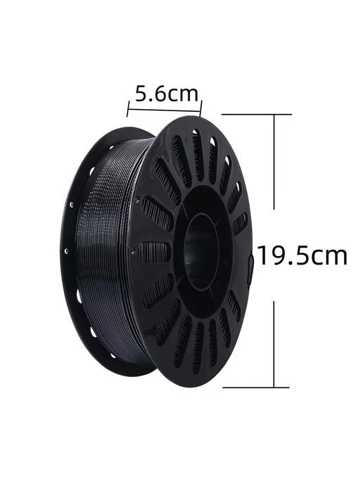 Sprouture Lab Чёрный PETG 1,75мм 5кг Печать идеальная, без пузырей и засор…, 5 кг, черный, фото 5