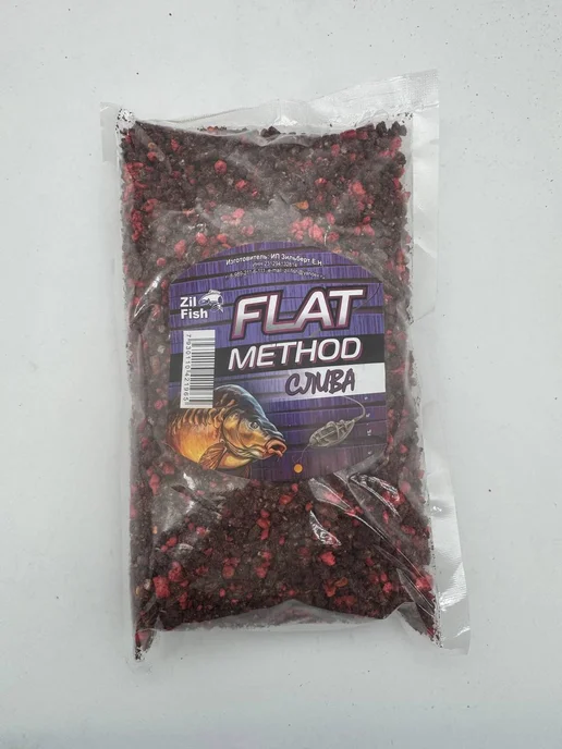 Family Joys Home Прикормка для рыбалки Flat Method Слива Zil Fish, вариант, фото 6