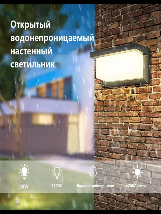 Wall Glow Светильник настенный светодиодный, черный, фото 4
