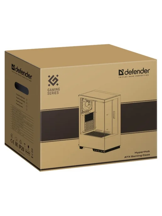 DEFENDER Корпус компьютерный HyperHub Pro черный, черный, фото 2
