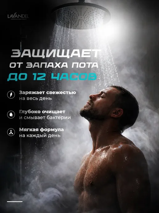 Lavandel botanicals Мужской гель для душа шампунь 2в1 450 мл, 450 мл, фото 2