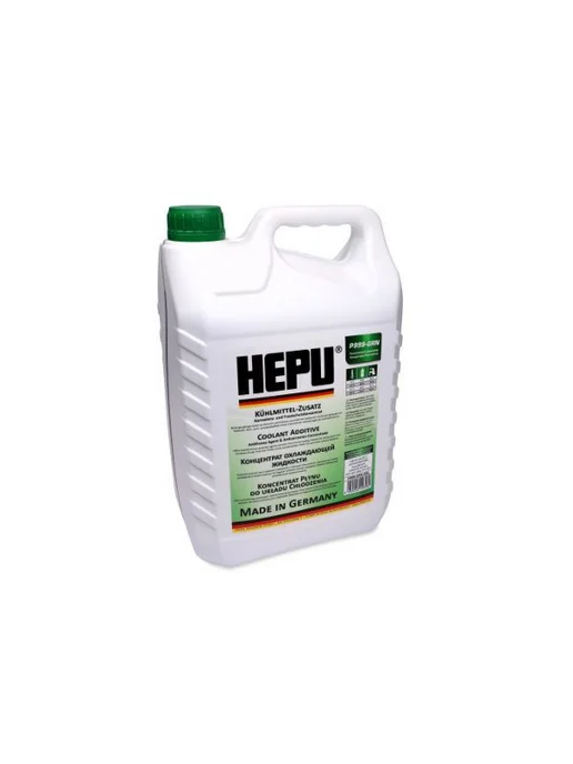 HEPU Антифриз Coolant G11 концентрат зеленый 5 л P999-GRN-00, 5 л, фото 3