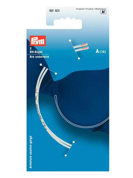Prym Косточки для бюстгальтера,991801, белый