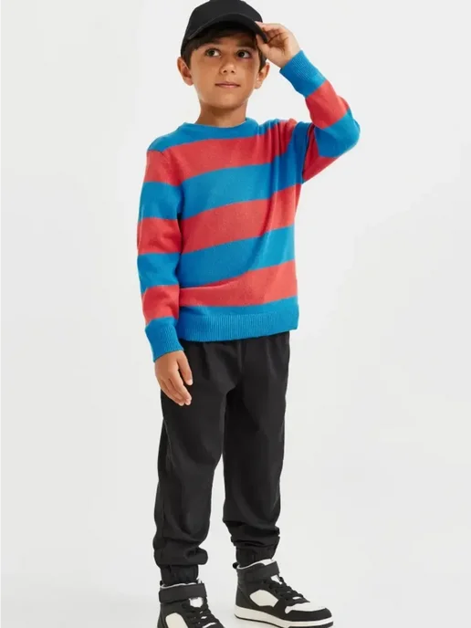 Новый свитер H&M для мальчика размер 92 (1,5–2 года) Хлопок…, голубой, фото 2