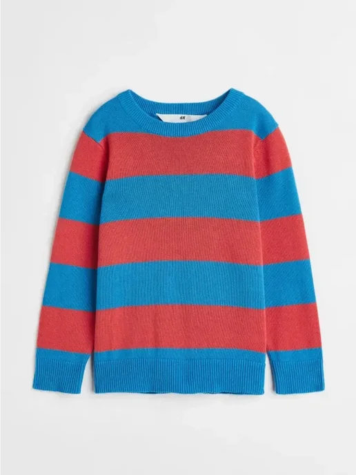 Новый свитер H&M для мальчика размер 92 (1,5–2 года) Хлопок…, голубой, фото 3