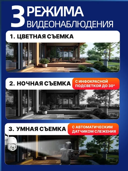 Камера видеонаблюдения уличная, белый, фото 4