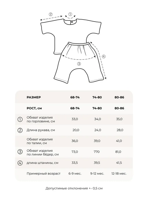BUBA KIDS Муслиновый костюм, вариант, фото 7