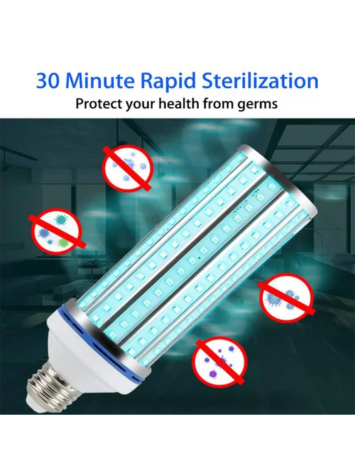 Герметичная UV лампа 35W для бактерицидной дезинфекции, 220V, 35 Вт, фото 7