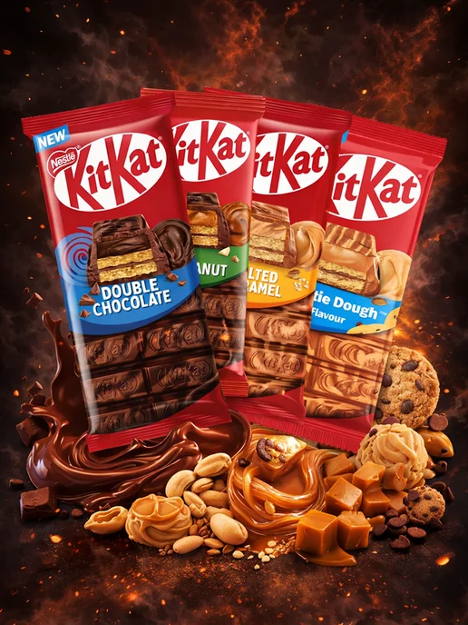 Kitkat MIX Шоколадные конфеты новинки 100 г 3 шт 300г, 4 шт, 99 г, фото 4