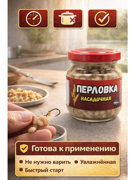Family Joys Home Перловка насадочная №1, 110 мл, Ваниль, 110 мл, фото 3