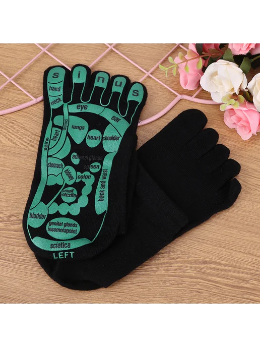 Массажные носки Five Fingers для дома, спа, воздухопроницаем, вариант, фото 5