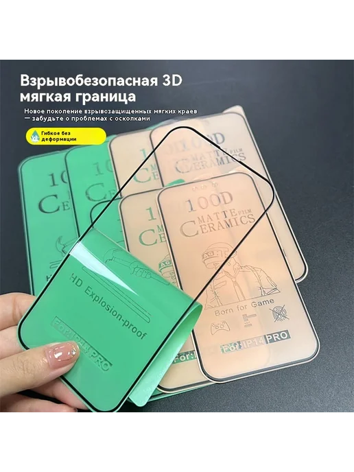 Пленка для мобильного телефона 100D Apple 12ProMax, 15 Plus, фото 7