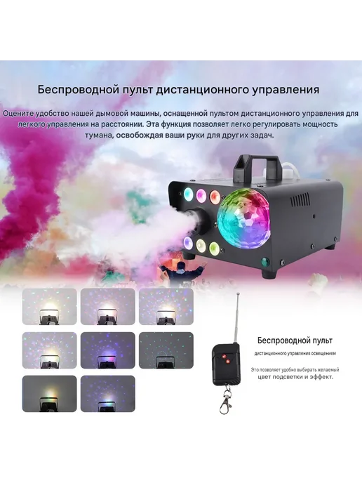 Генератор дыма с LED подсветкой, вариант, фото 3
