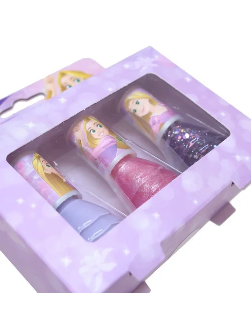Детский лак для ногтей Disney Princess Рапунцель, фиолетовый, фото 2