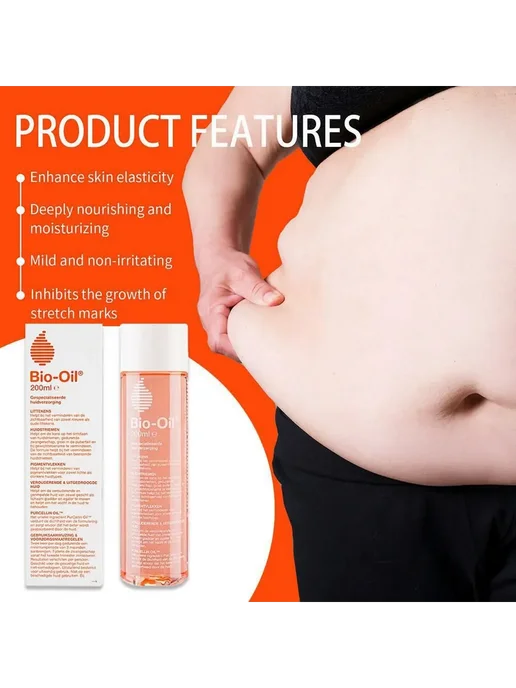 Масло для массажа от растяжек Bio-Oil, вариант, фото 6