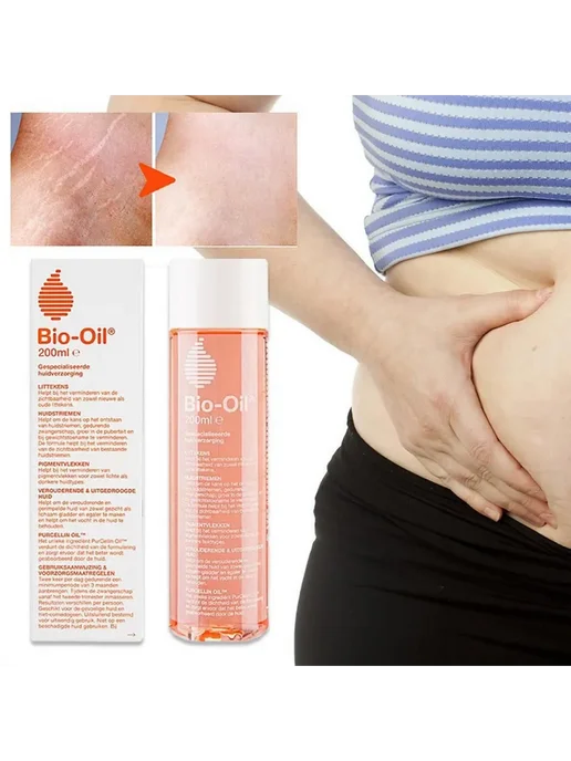 Масло для массажа от растяжек Bio-Oil, вариант, фото 7