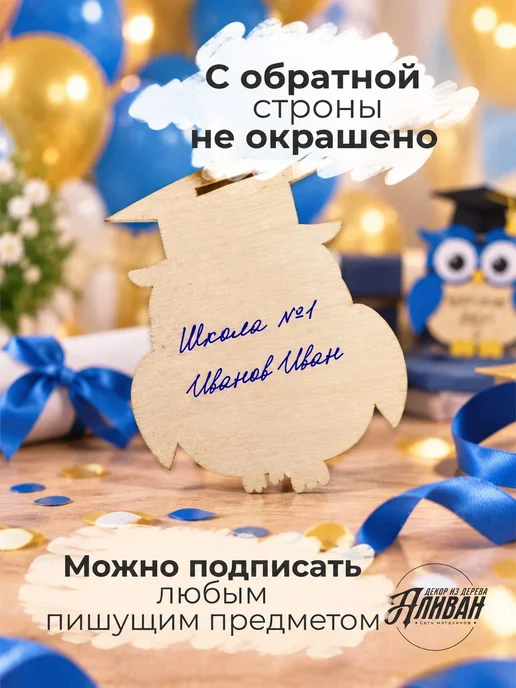 Аливан Медаль выпускника на выпускной 2027, 10 шт, фото 5