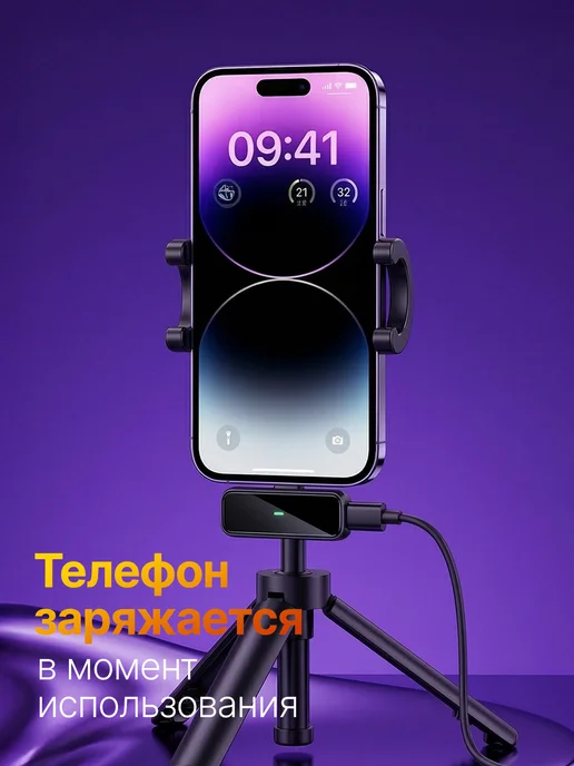 Петличный микрофон беспроводной для iPhone и Android 2шт, черный, фото 8