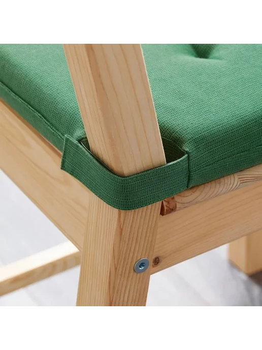 IKEA Подушка на стул икеа ЮСТИНА, зеленый, фото 3