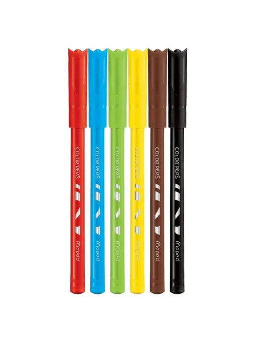 MAPED Фломастеры суперсмываемые, Color Peps Ocean 6 цветов, 6 цв., фото 2