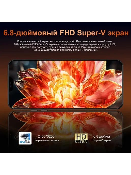Смартфон Pro Max I17 Pro Max 12/64 ГБ, серебристый, фото 2