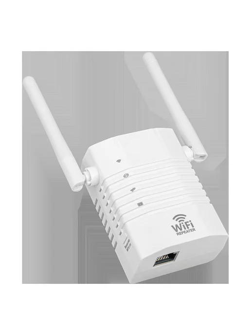 Белый усилитель интернет-сигнала Wi-Fi, белый