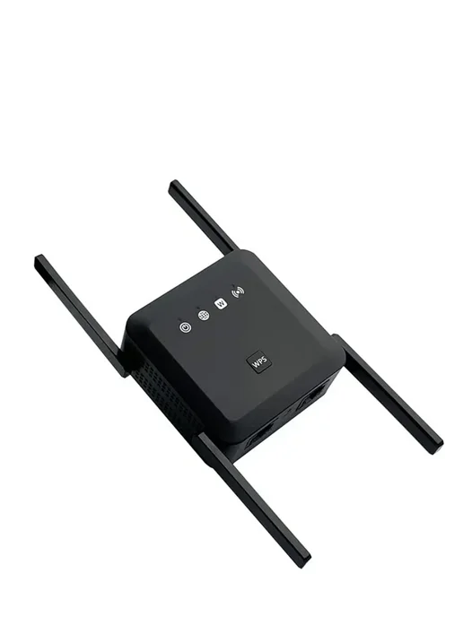 Черный усилитель интернет-сигнала Wi-Fi, черный, фото 4