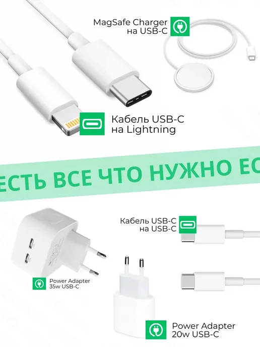 Borofone Блок питания 20w с кабелям Lightning на Type-C для iPhone, 20 Вт, фото 4