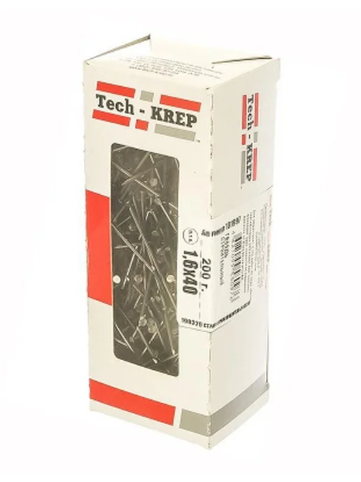 TECH-KREP Гвоздь строительный 1.6х40 (уп.0.2кг), 1.6x40