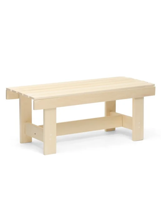 MAXRESALE_1 Садовая скамейка деревянная липа 100x45x42 см, 100x45x42 см