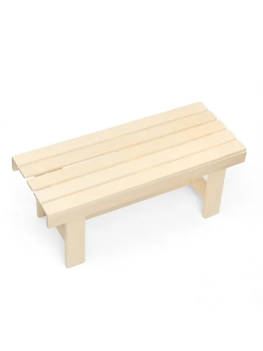 MAXRESALE_1 Садовая скамейка деревянная липа 100x45x42 см, 100x45x42 см, фото 2