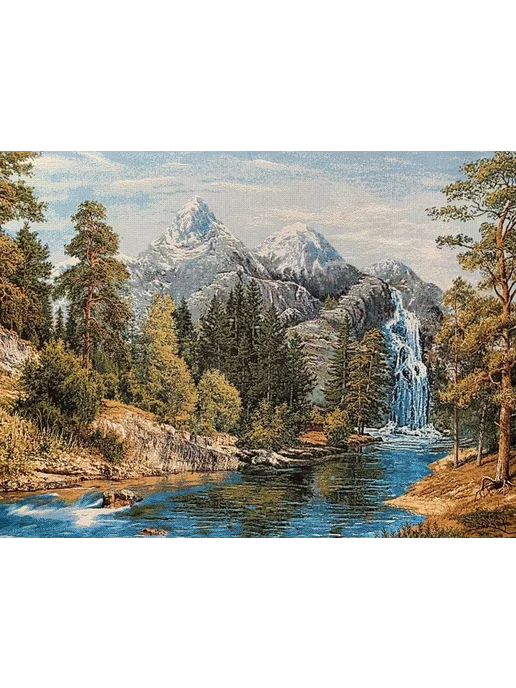 Гобеленыч Панно гобеленовое на стену "Алтай", 115х70 см Гобелен, 115x70 см, фото 2